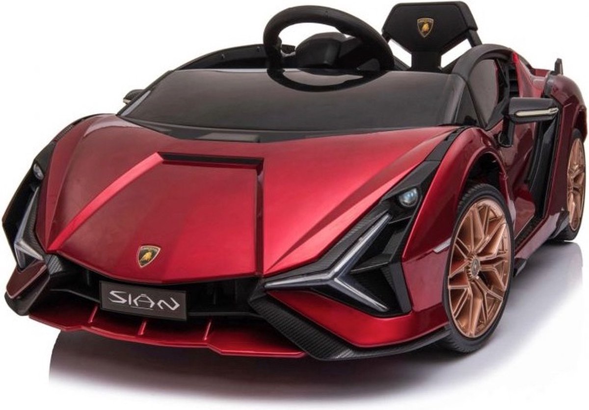 Lamborghini Sián Kinderauto Rood | 12V